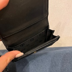 トリーバーチ　名刺入れ　カードケース　ブラック　大容量の画像