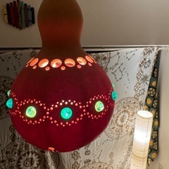ひょうたんランプ　照明　ナチュラル　インテリア　おしゃれの画像