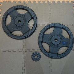 ヘビープレート15kg  x2 ブラック 28mm径 