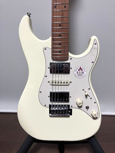 きれい BACCHUS GS-4DX RSM/M ストラトタイプ HSH エレキギター OWH