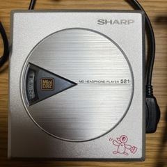 MDプレイヤー　SHARP製　製造年度不明の画像