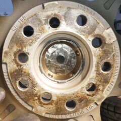 17インチ中古アルミホイールA-TECH SCHNEIDER中古スタッドレス付き225/55R17の画像