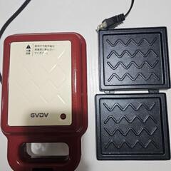 ホットサンドメーカー 赤の画像