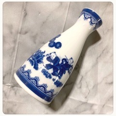 ꒰未使用꒱徳利 とっくり 陶器 大量 白青 10本セット まとめ売りの画像