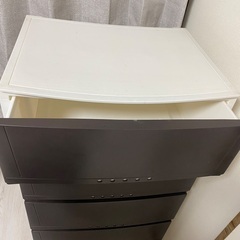 ご相談中の為新規受付致しません。天馬(Tenma) 収納チェスト  5段  キャスター付きの画像