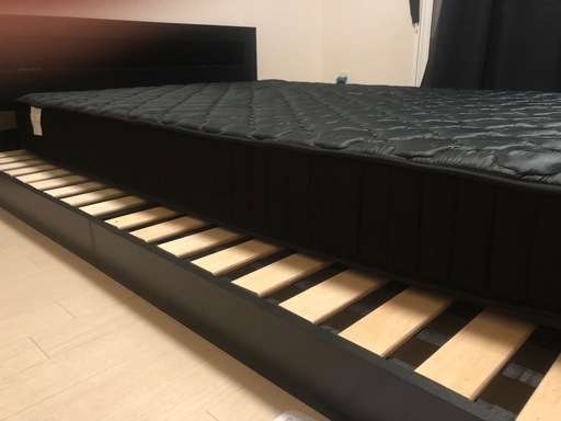 ベッド ダブル マットレス付き 合皮レザー モダン おしゃれ Design Bed : as-2177 : 家具通販 ぴぃーす - 通販 -  Yahoo!ショッピング