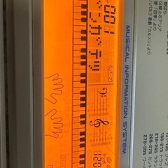 キーボード CASIO LK-205 脚付の画像