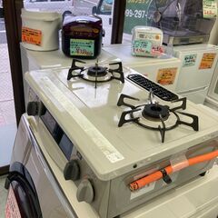 【リサイクルショップ　ピカソ　小松原】🔥 リンナイ LPガス用ガステーブル（右強火・片面焼グリル付き）2017年製 RT33NJH！ 🔥★6343★の画像