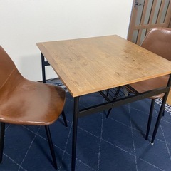 【決まりました】2人用ダイニングテーブルセット