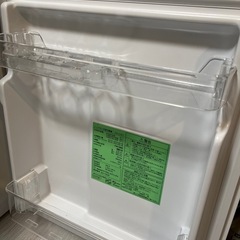 【冷蔵庫】1人用 冷蔵庫の画像