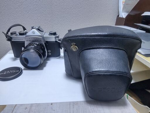 旭ペンタックスSpotmatic55mmレンズ付　カバーあり