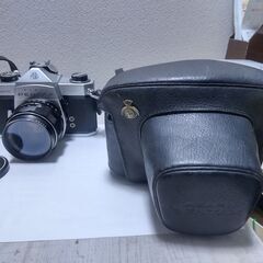 旭ペンタックスSpotmatic55mmレンズ付　カバーあり