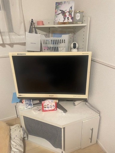 中古】SHARP AQUOS 32型2008年式 (summer) 東福間のテレビ《液晶テレビ》の中古あげます・譲ります｜ジモティーで不用品の処分