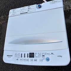 2020年洗濯機、12000円、ハイセンス、4.5kg (桃) 備前一宮の生活家電《洗濯機》の中古あげます・譲ります｜ジモティーで不用品の処分