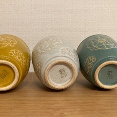 波佐見焼カップ　藍染窯　
3個の画像