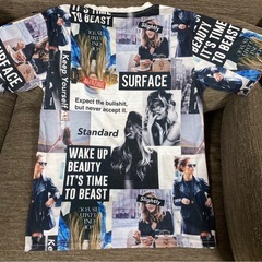 プリント　ティーシャツの画像