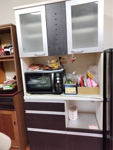 取りに来れる方限定！レンジボードです！ (TF京都宇治店) 向島の収納家具《食器棚、キッチン収納》の中古あげます・譲ります｜ジモティーで不用品の処分