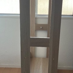 Iris Oyama KWR-1260 Wooden Wardrobe Width 60 x Depth 32 x Height 120cm Naturalの画像