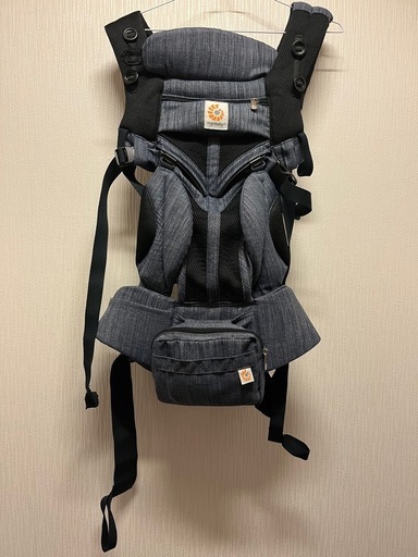 ほぼ未使用　ergobaby OMNI 360 抱っこひも デニム調