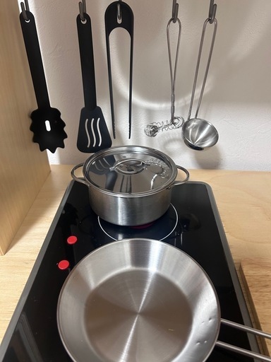 IKEA おままごとセット　料理道具付き✩*॰¨̮