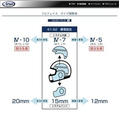 アライ　rx-7 Mサイズ　　57-58の画像