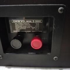 【ジャンク】ONKYO オンキヨー D-200Ⅱ 2way スピーカー ペア　Liverpool　の画像
