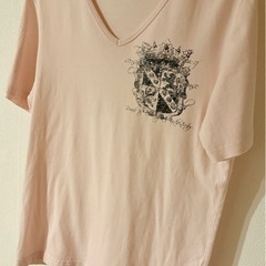 COMME CA ISM ユニセックス Tシャツ ピンクの画像