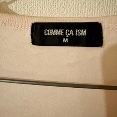 COMME CA ISM ユニセックス Tシャツ ピンクの画像