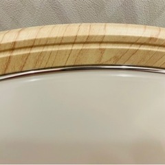 【最終・新品】アイリスオーヤマ　木目調シーリングライト　カバーのみの画像