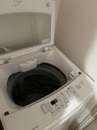 中古 全自動洗濯機 風乾燥機能 ニトリ 6.0kg 2019年製 ガラストップ 一人暮らし 単身用 6ヶ月保証付き【型番掲載商品】-COSMO  SPACE online