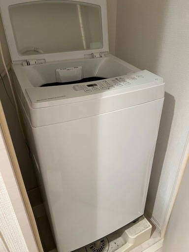 中古 全自動洗濯機 風乾燥機能 ニトリ 6.0kg 2019年製 ガラストップ 一人暮らし 単身用 6ヶ月保証付き【型番掲載商品】-COSMO  SPACE online