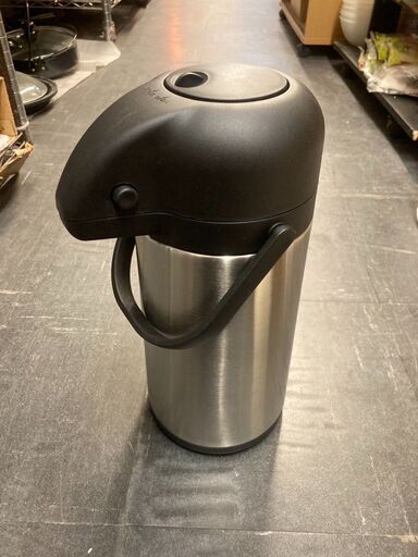 ☆未使用￥1,000！ステンレス保温ポット　家具　【BB053】