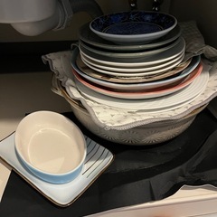 お皿　鍋　プレート　ガラスコップ