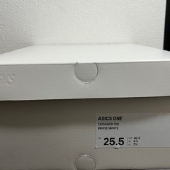 Asics One "White/White" 25.5cm ONE OK ROCK / ワンオクロック / Taka着用モデル の画像