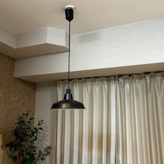 【売り切れました！】
ペンダントライト　ダイニング照明　ブラック　シンプルの画像