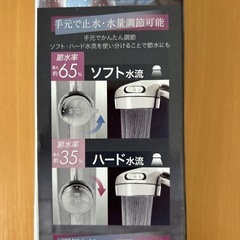 シャワーヘッド節水タイプ
の画像