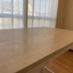 山善ラック付きデスクの画像