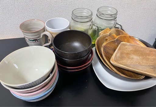 お皿グラス大量まとめて18点 (⭐︎) 倉敷の食器の中古あげます・譲ります｜ジモティーで不用品の処分
