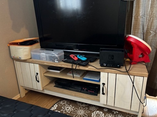 テレビ台【ニトリ】ローボード（クロノN80 WW） (⑧まるはち) 北大路の収納家具《テレビ台》の中古あげます・譲ります｜ジモティーで不用品の処分