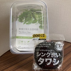 ⭐️タッパとタワシセット
