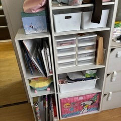 【左】【右】収納棚　収納ラック　カラーボックス