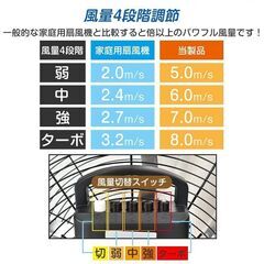 【新品】工場扇 扇風機 業務用 工場扇風機 工業扇 工業扇風機 床置き 置き型 大型 48cm 工業用扇風機 強風 大型扇風機 フロア扇風機 換気 sg003の画像