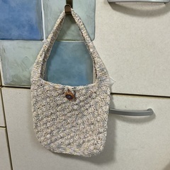 鍵編みハンドメイドバック(未使用)