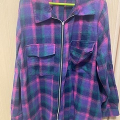 チェック柄シャツ　