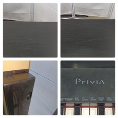 ★[八3480]  CASIO　カシオ　電子ピアノ　PriviA   PX-830  外形寸法　幅1370㎜  奥行き270㎜  高さ760㎜の画像