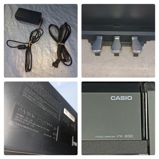 ☆[八3480] CASIO カシオ 電子ピアノ PriviA PX-830 外形寸法 幅1370