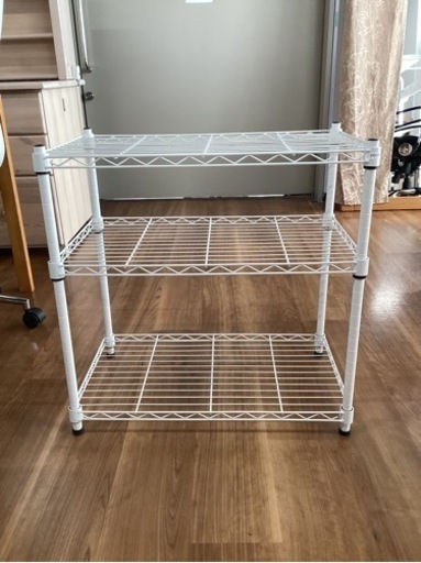 メタルラック【町田市再生家具】243102 (ショップまちエコ ) 町田の収納家具《棚、シェルフ》の中古あげます・譲ります｜ジモティーで不用品の処分