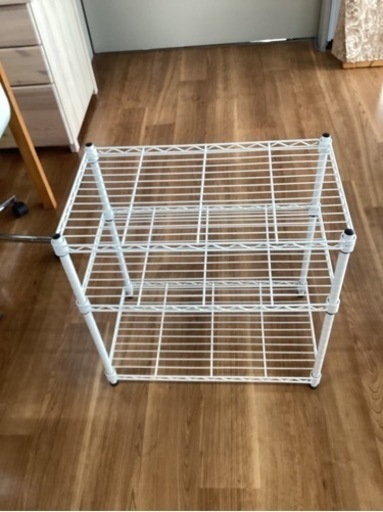 メタルラック【町田市再生家具】243102 (ショップまちエコ ) 町田の収納家具《棚、シェルフ》の中古あげます・譲ります｜ジモティーで不用品の処分