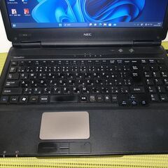 NEC ノートパソコン液晶：15.6 インチ　　Windows11 + マイクロソフトOffice2021インストール済でお得の画像