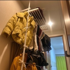 受け渡し者様決定しました！洋服用突っ張り棒